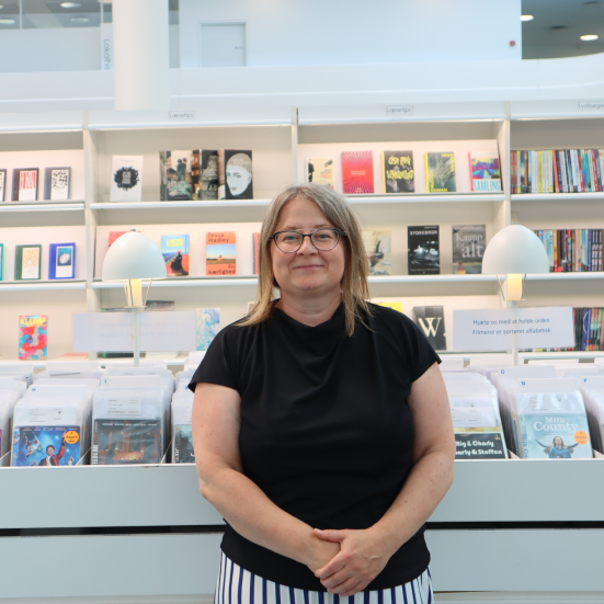 Dina på Hovedbiblioteket