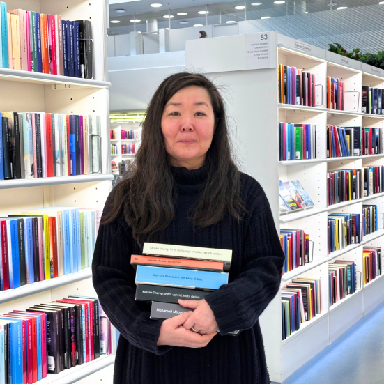 Sara på Gentofte Hovedbibliotek