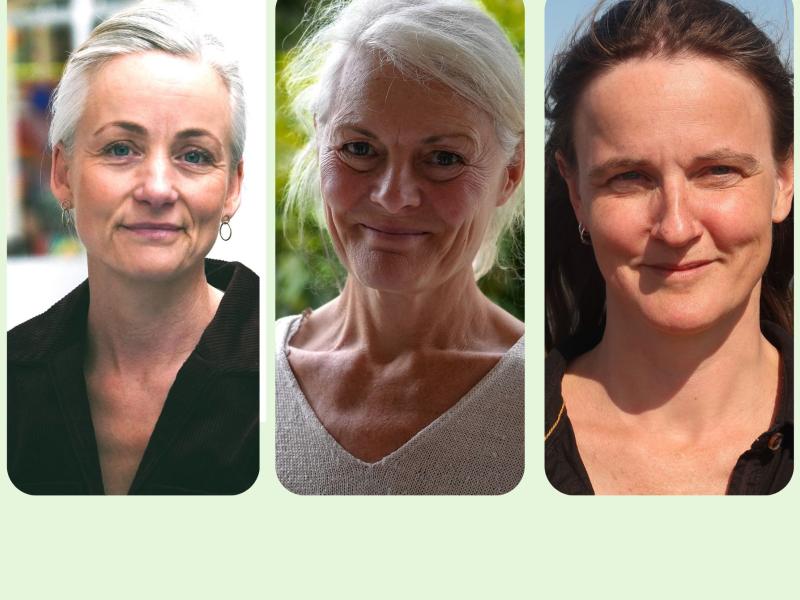 Maria Bruun, Mille Rode og Juliane Wammen
