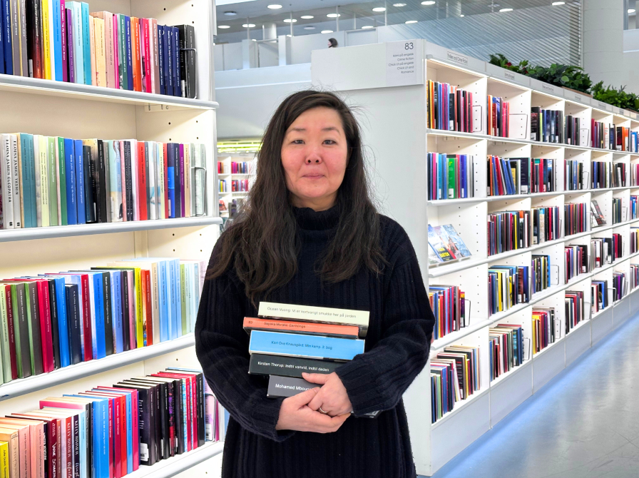 Sara på Gentofte Hovedbibliotek
