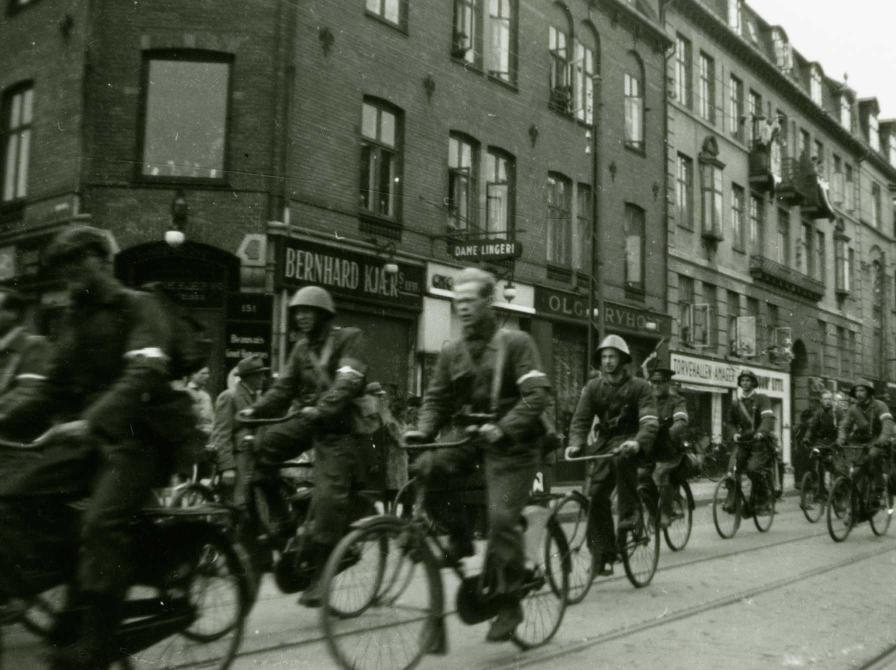 Billede fra Danmarks befrielse 1945