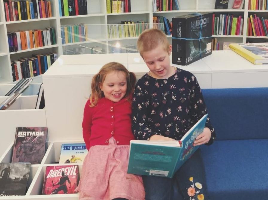 Højtlæsning på biblioteket
